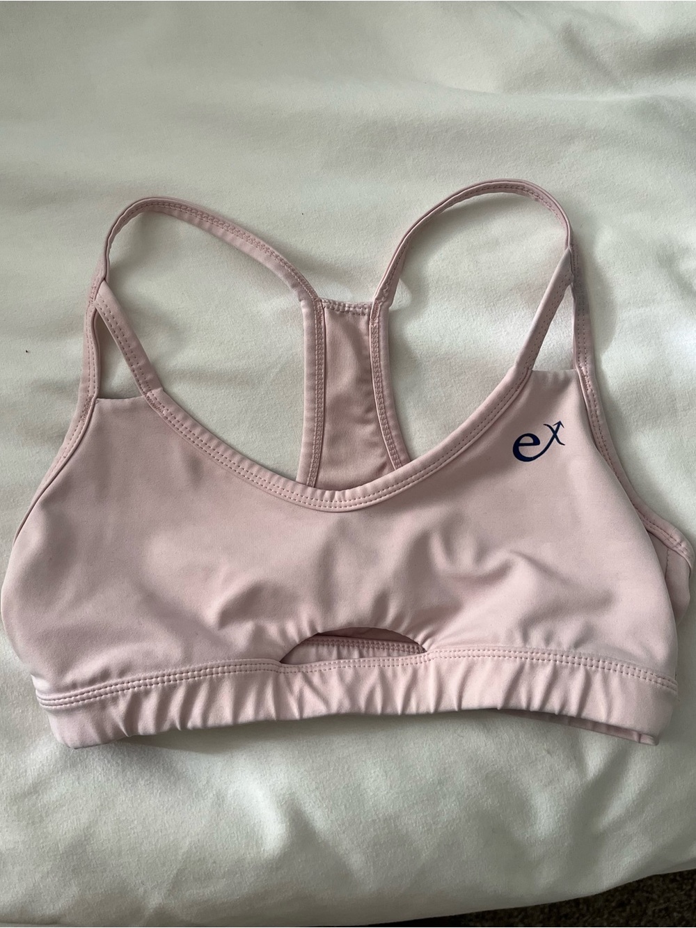 Pink Expntl Sports Bra
